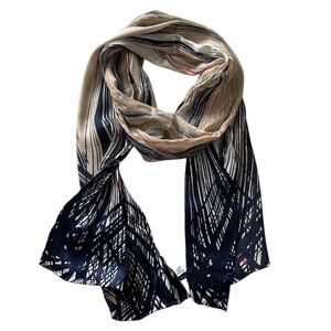 Talbots Silk Blend Oblong Scarf, New With Tags